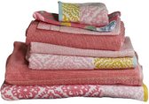 Pip Studio Jacquard Check Washandje - 16x22 cm - Set van 3 - Pink