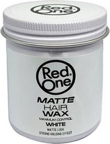 Red One Matte Hair Wax Maximum Control - White Matte Look