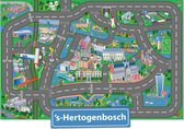 Carperoo ’s-Hertogenbosch Speelkleed - Speelmat - 115x175cm - Speelmat Baby - Speeltapijt - Speelkleed Jongens - Autokleed - Speelkleed Meisjes - Verkeerskleed