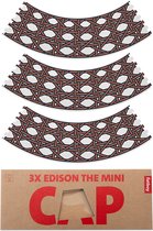 Edison - Mini Cappie - Set van 3 - Mikado Pompoen Oranje