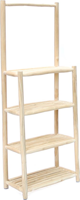 Wooden Rek Het Tulum Rek - Naturel | bol.