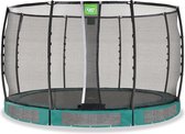 EXIT Allure Premium inground trampoline rond ø366cm - groen