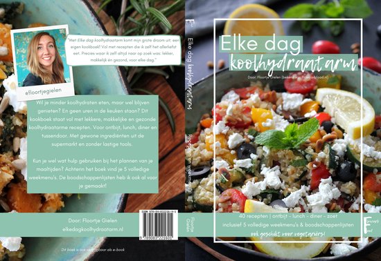Elke dag Koolhydraatarm - Kookboek met recepten en weekmenu's, Floortje  Gielen |... | bol.com