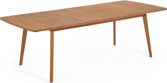 Kave Home - Hanzel verlengbare tafel van massief eucalyptushout 183 (240) x 100 cm FSC 100%