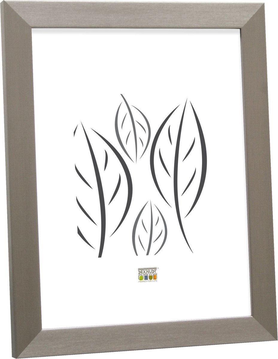 Deknudt Frames Fotolijst - Zilver - S41VD1 - Voor foto: 15x23 cm