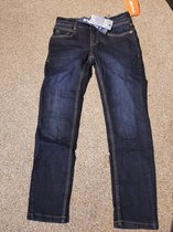 Lemmi - Donkerblauwe kinder jeans - water en vuil afstotend - maat 128