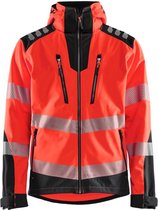 Blaklader Softshell jack High Vis 4491-2513 - High Vis Rood/Zwart - S