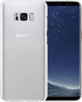Geschikt voor Samsung Galaxy S8 transparant siliconen hoes / case siliconen / doorzichtig