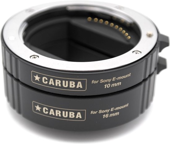 Foto: Caruba extension tube set sony e serie chroom aps c 