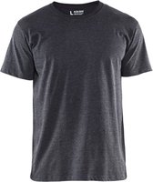 Blåkläder 3325-1053 T-shirt per 5 verpakt Zwart Mêlee 5-Pack maat L