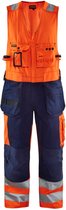 Blaklader Amerikaanse overall High Vis 2653-1804 - High Vis Oranje/Marineblauw - D96