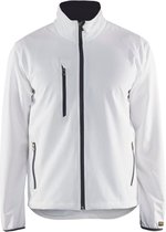Blaklader Light Softshell Jack 4952-2518 - Wit/Grijs - XXXL