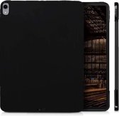 DrPhone TPUC2 TPU hoesje – Back cover – Schokabsorberend – Fluweel zachte binnen voering - Geschikt voor iOS Tablet 6 Mini 2021 – Glanzend Zwart