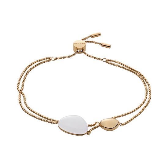 Crazy-m Roségouden hartjes damesarmband, gelaagde armband met