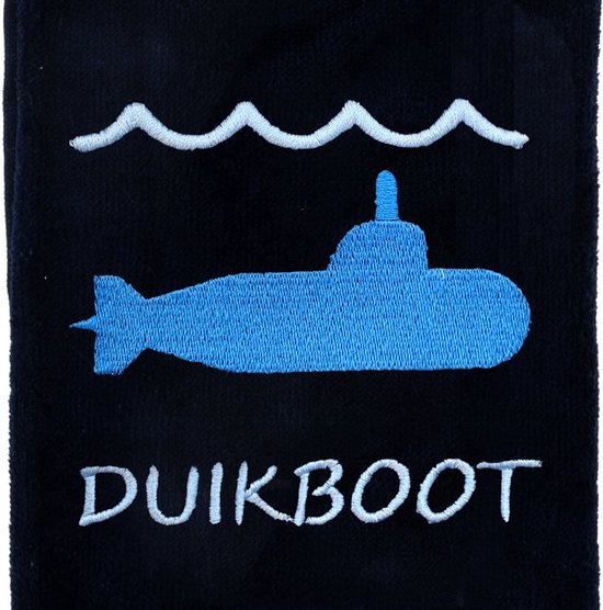 Nova Golf 'Duikboot' Golfhanddoek - Donkerblauw van Nova Golf — afbeelding 2