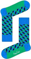 Happy Socks - Filled Optic - 36-40 - Blauw/Groen