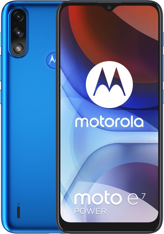 Motorola Moto E7 Power - 64GB - Tahiti Blauw