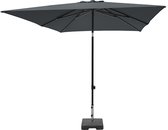 Madison parasol Moraira Vierkant grijs | Handige push up vierkante parasol 280 x 280 cm