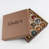 Luxe chocolade bonbons | Geschenkdoos Classic | 16 smaken bonbons | chocolade cadeau | Lindy's Patisserie