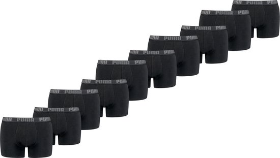 PUMA 10P boxers basic zwart - L