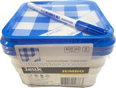 Diepvriesdoosjes Met Stift 3 x 400ml