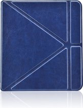Goodline® - Tolino Vision 6 (7") Origami Sleeve / Slimfit Sleepcover - Bleu foncé