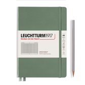 Leuchtturm1917 Notitieboek Medium Smooth Colors Olive Geruit - Schrijfgerei - 4004117609404