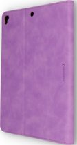 Casemania Hoes Geschikt voor Apple iPad Air 2 - 9.7 inch (2014) Bright Lila - Book Cover