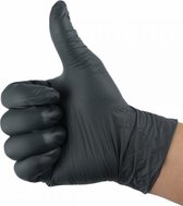 Handschoenen Nitril Ongepoederd Zwart XL 10 x 100 stuks