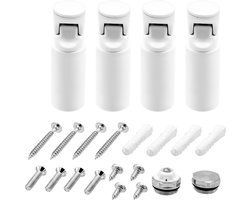 Bally Handdoekradiator Beugels (4 stuks) Wit