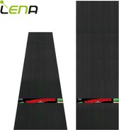 Lena Rubberen Dartmat (60 x 300 cm) + Mission Double Tops Sticker