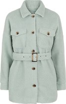 Pieces PCFERNANDA SELMA OVERSHIRT JACKET Dames Silt green Jas - Maat M