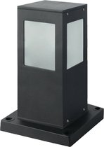 LED Tuinverlichting - Staande Buitenlamp - Kavy 3 - E27 Fitting - Vierkant - Aluminium - Philips - CorePro Lustre 827 P45 FR - 4W - Warm Wit 2700K - BSE