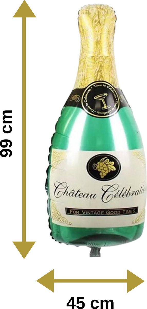 Oud & nieuw pakket Feest versiering 15delig Goud Ballonnen XL