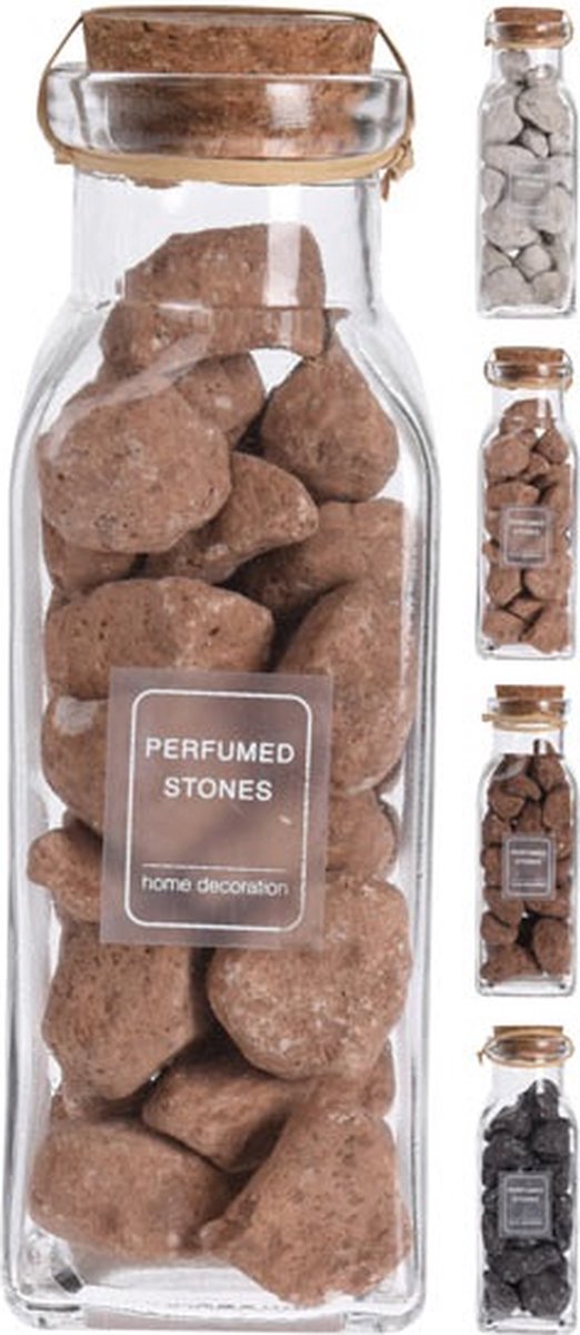 Geurstenen in glas Cinnamon 420gr.