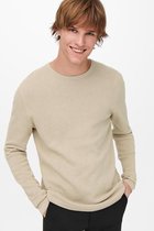 ONLY & SONS ONSPANTER 12 STRUC CREW KNIT NOOS Heren Trui - Maat XL