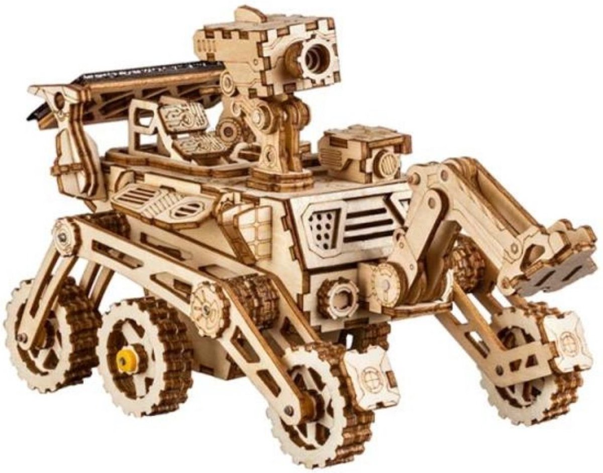 Robotime Harbinger Rover - Rokr - Houten puzzel - 3D puzzel - DIY - Solar