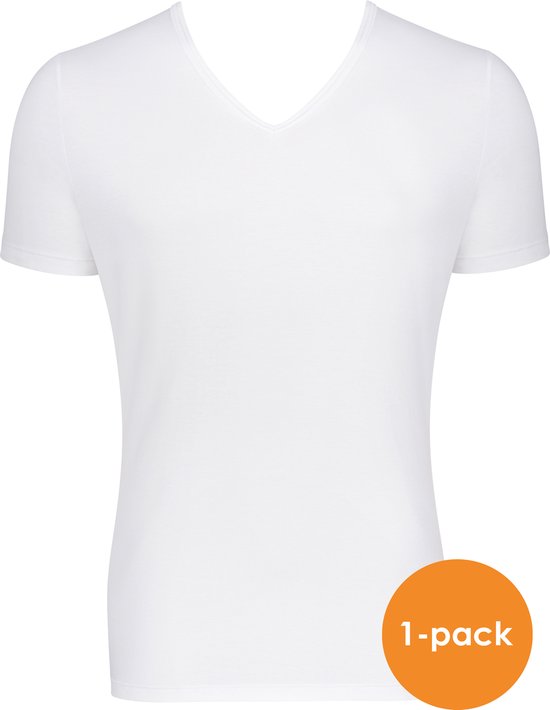 Sloggi Men GO Shirt V-Neck Slim Fit - heren T-shirt (1-pack) - wit - Maat: M