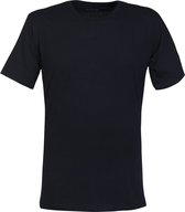 SCHIESSER Mix+Relax T-shirt - korte mouw O-hals - blauw - Maat: 3XL