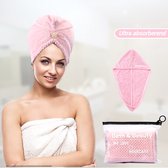 Curly Girl Microvezel Haarhanddoek – Anti-Kroes, Super Absorberend & Sneldrogend Voor Prachtige Krullen