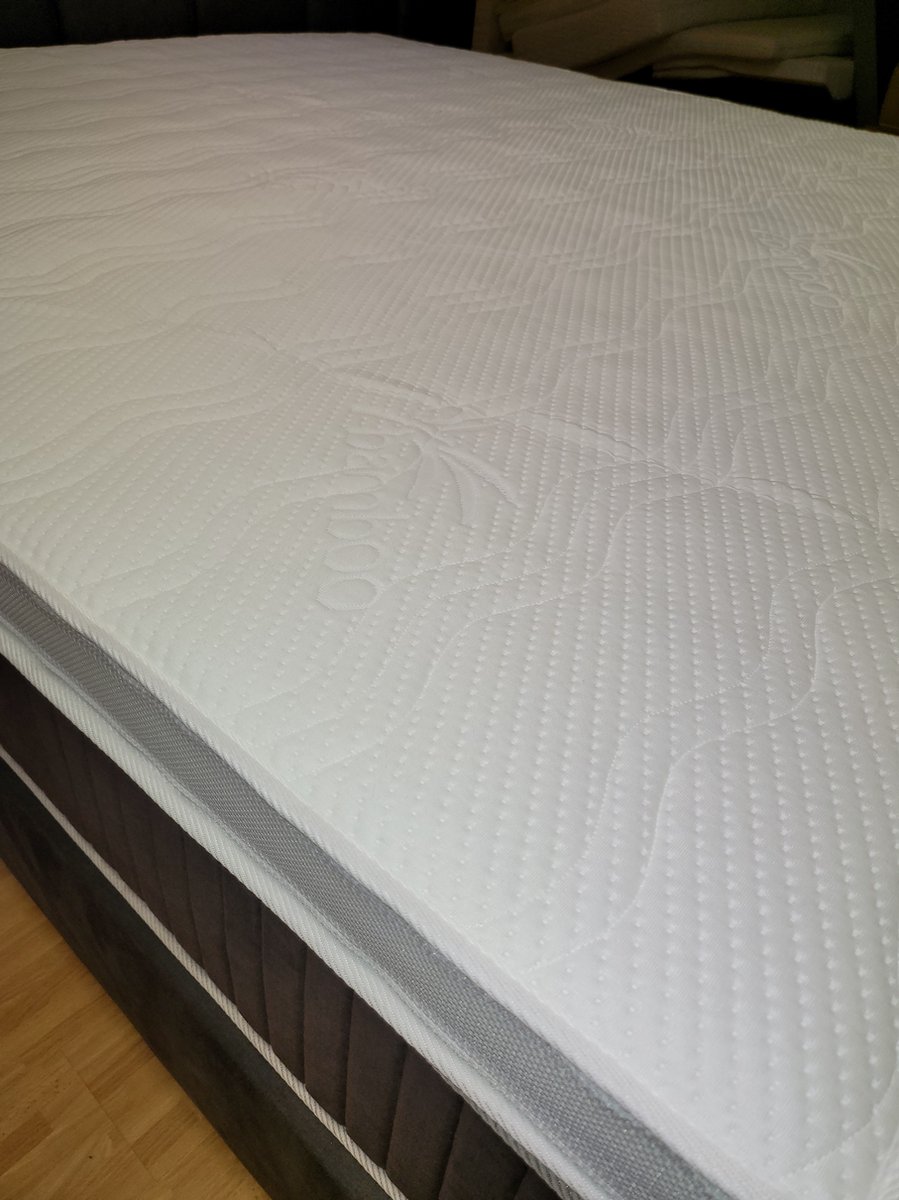 Topdek Matras Topper 3D Bamboo HYBRID Topper +/- 11cm dik - 80x200 Topdekmatras