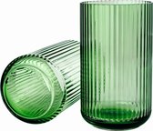 Lyngby glazen vaas - groen - 12 cm