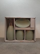 H&S Collections- badkamerset- set van 4 stuks