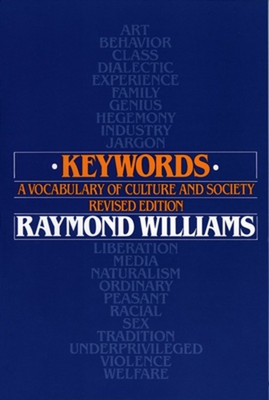 Keywords: A Vocabulary of Culture and Society - cover
