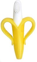 Baby tandenborstel en bijtring oefenborstel baby banaan