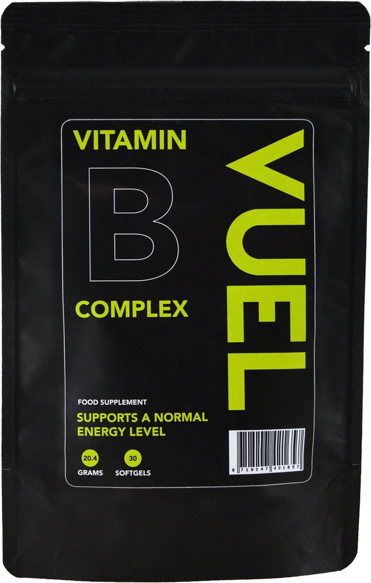 Goedkoopste Vuel - Vitamine B Complex - Vitamines en mineralen - 30 softgels