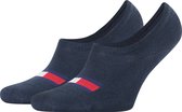 Tommy Hilfiger Footie Hoge Uitsnede 2-Pack Flag Heren Sokken - Maat 39-42