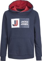 JACK&JONES JUNIOR JCOLOGAN SWEAT  HOOD  JNR Jongens Trui - Maat 140