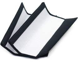 Luxe Gordelhoes - Auto Gordelbeschermer - Gordelkussen - Zwart - 2 stuks Gordelbeschermers - Cadeau