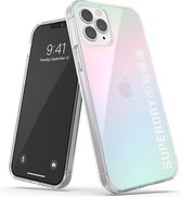 Superdry - Snap Case Clear iPhone 12 / iPhone 12 Pro 6.1 inch - Holographic